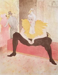 Die Clownin Cha-U-Kao sitzt, 1896